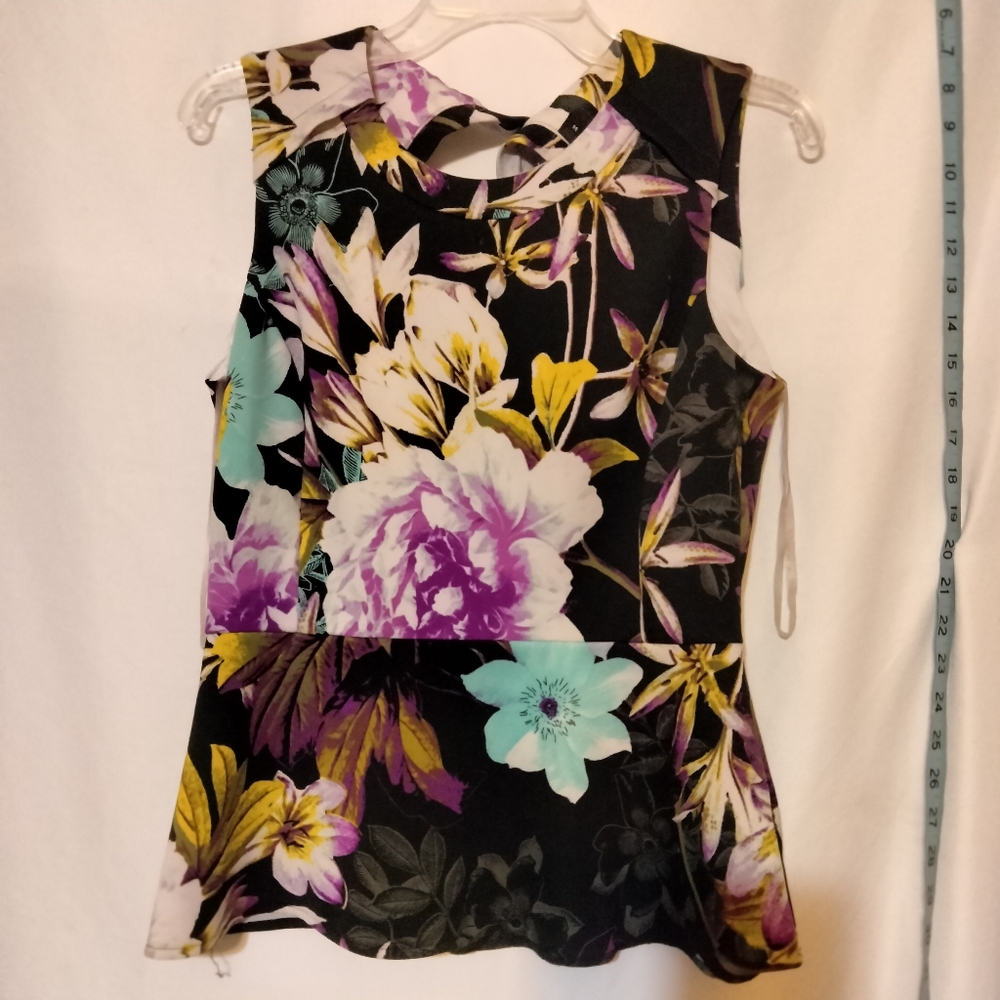 Worthing floral print dress top sz M EUC